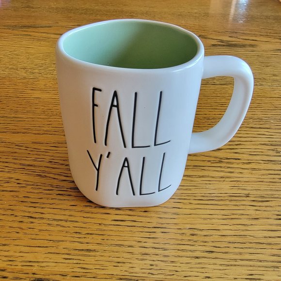 Rae Dunn Other - Rae Dunn Mug White Green Fall Y'All Autumn Farmhou